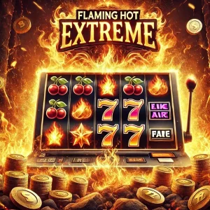 Flaming Hot Extreme slot oyunu, alevler ve parlak detaylarla büyük kazançlar sunan etkileyici bir deneyim.